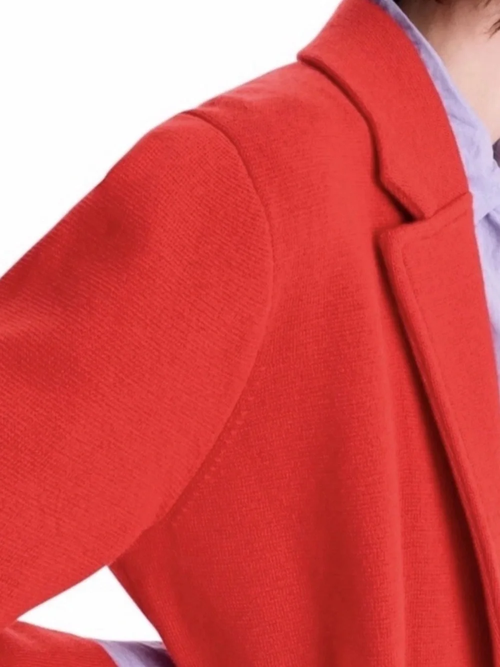J.Crew 365 Red Sophie Open Blazer Cardigan Jacket Merino Blend - Picture 7 of 12
